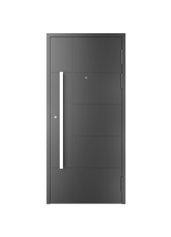 Haustür schwarz